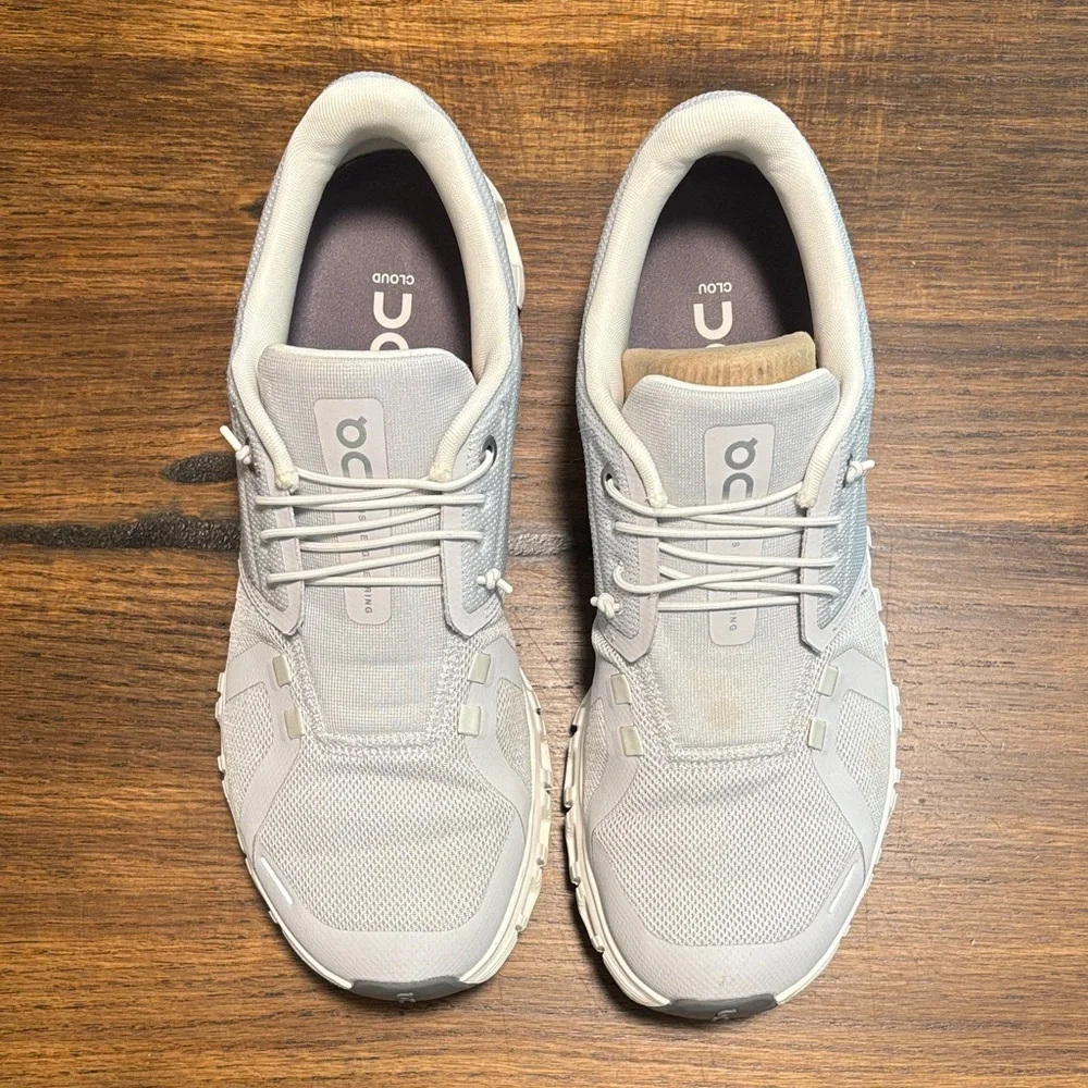 On Running Womens Cloud 6 Sneakers Glacier/White Size 9 - Picture 3 of 10